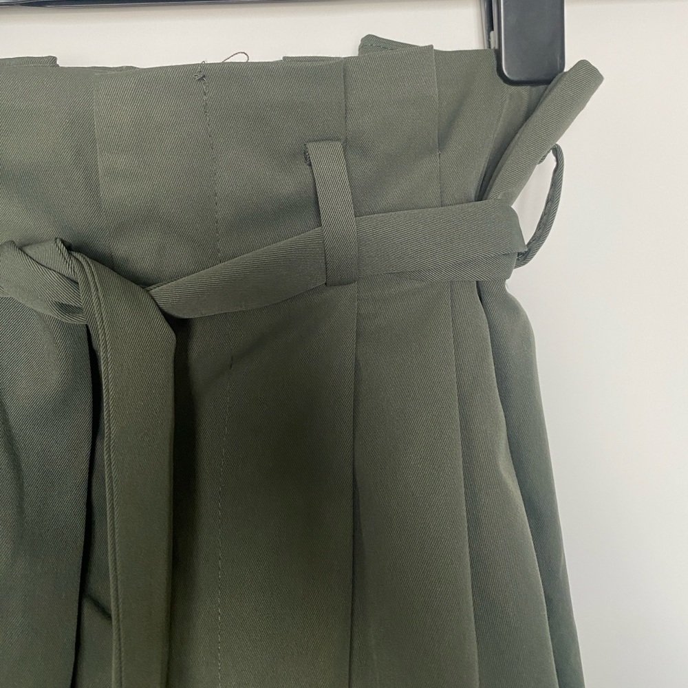 Dark Green High Waist Office Trousers - Size 6 - H&M - Picture 7 of 11